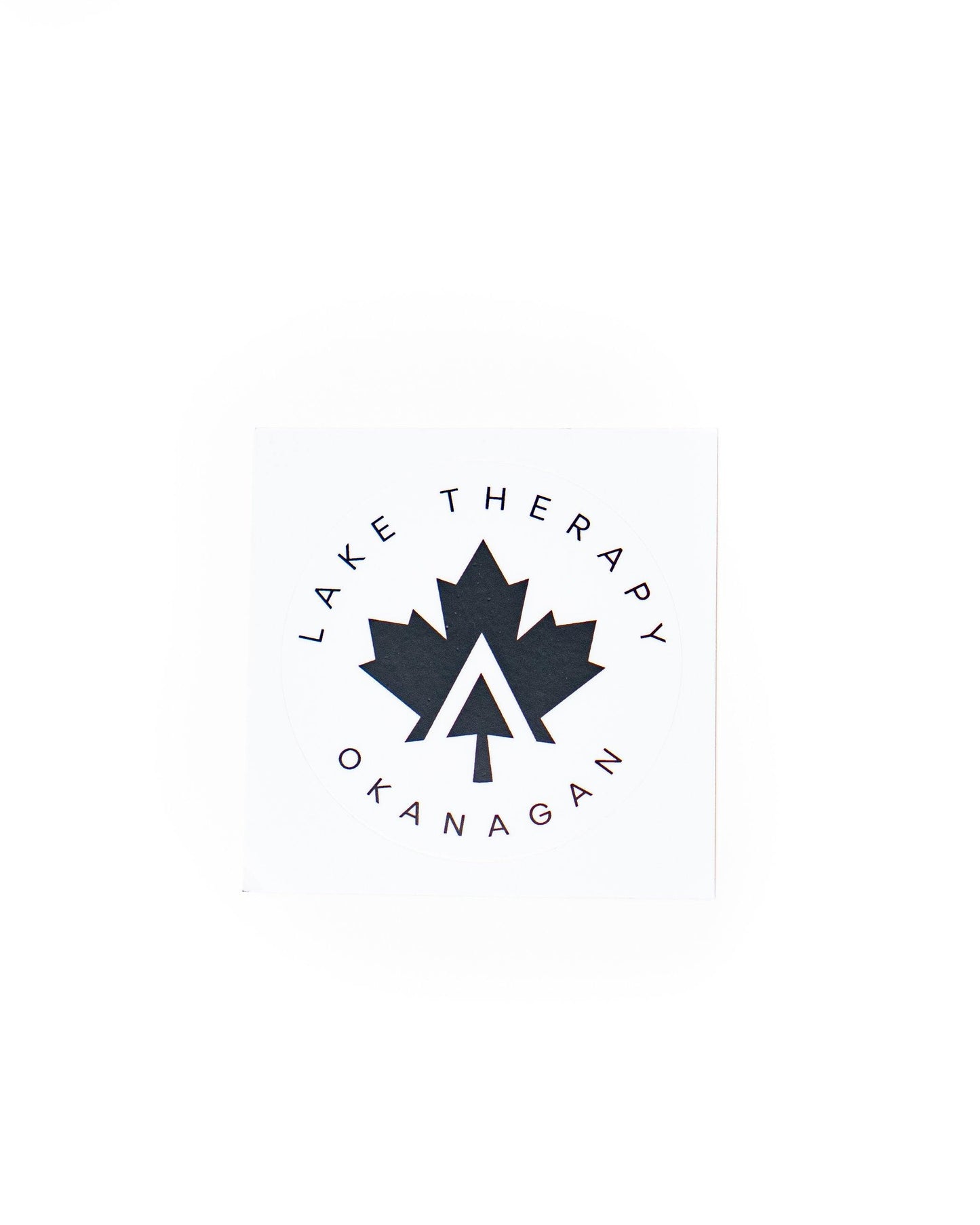 Round Icon'ic' Leaf Decal - Lake Therapy apparel