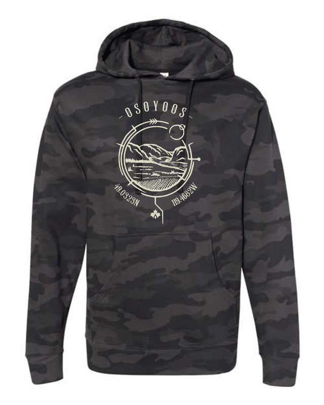 Osoyoos Hoodie - Latitude/Longitude Series - Lake Therapy apparel